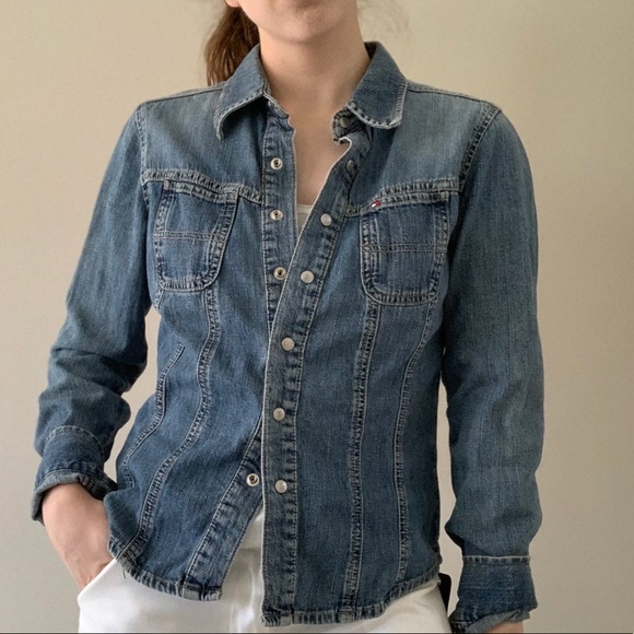 Tommy Hilfiger Jean Jacket 🍃 - Picture 7 of 7